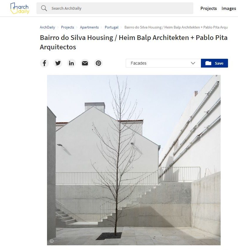 Bairro do Silva on archdaily